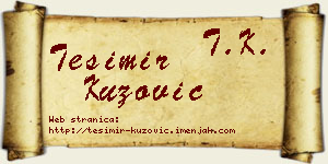 Tešimir Kuzović vizit kartica